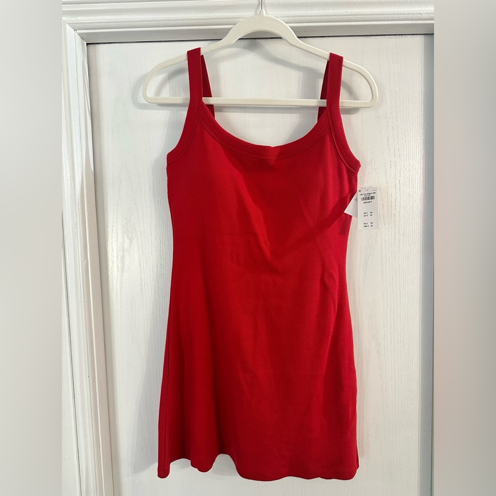 Abercrombie & Fitch Red Sleeveless Mini Dress